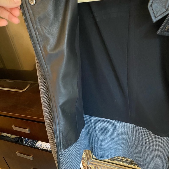 Leather/sweater jacket - Picture 4 of 6